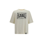 Beiges Baumwoll-T-Shirt