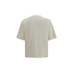 Beiges Baumwoll-T-Shirt