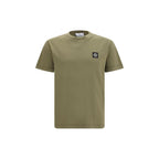Bicolor Cotton T-Shirt Stone Island