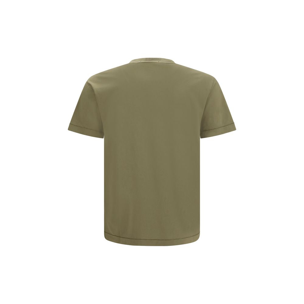 Bicolor Cotton T-Shirt Stone Island