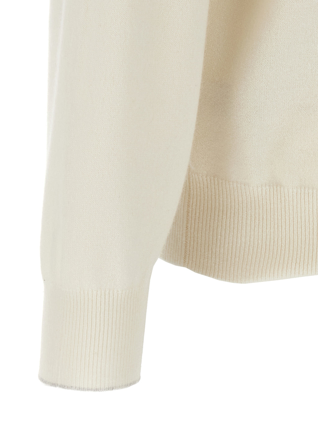 Weicher Kaschmir-Cardigan in Weiß