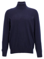 Blauer Kaschmir-Cardigan