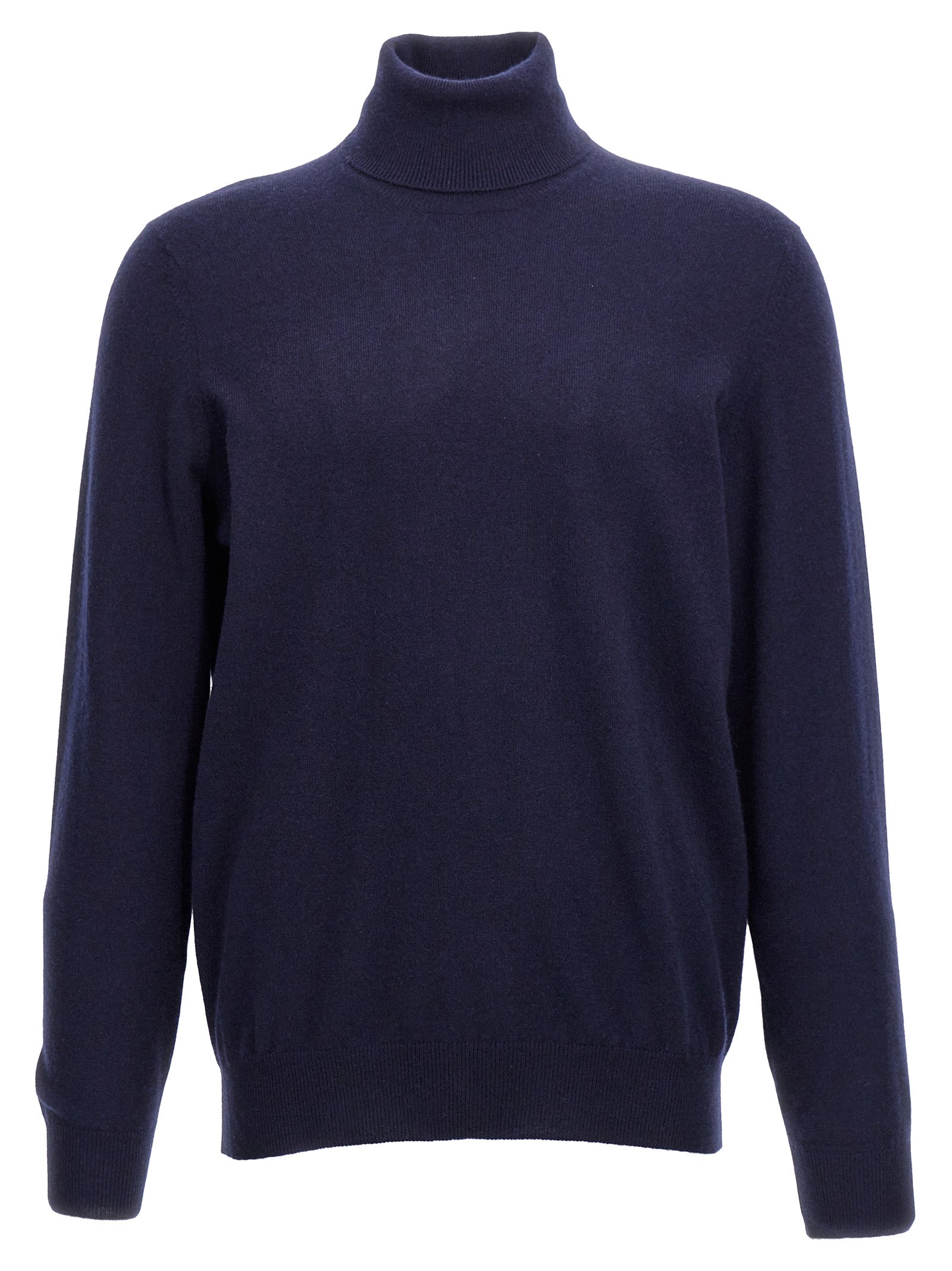 Blauer Kaschmir-Cardigan