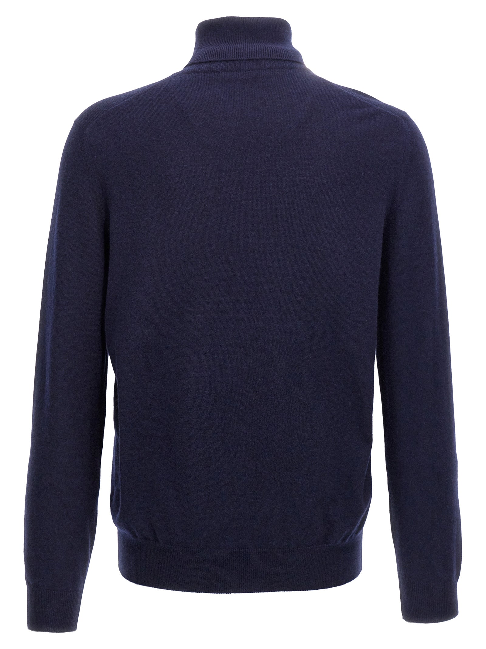 Blauer Kaschmir-Cardigan