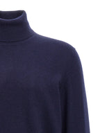 Blauer Kaschmir-Cardigan