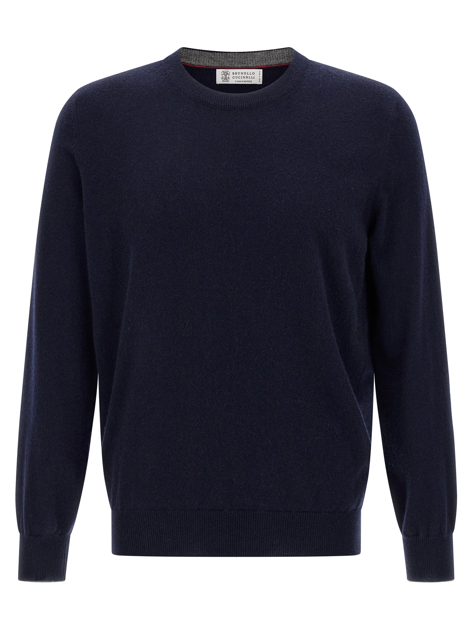 Blauer Kaschmir-Cardigan