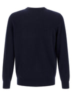 Blauer Kaschmir-Cardigan
