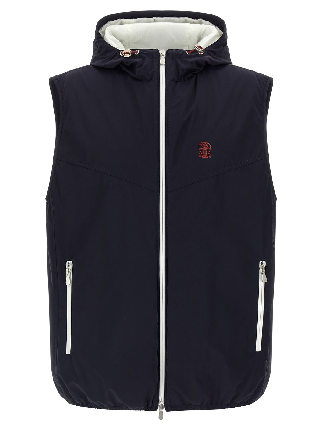 Blaue Ärmellose Jacke aus Polyamid