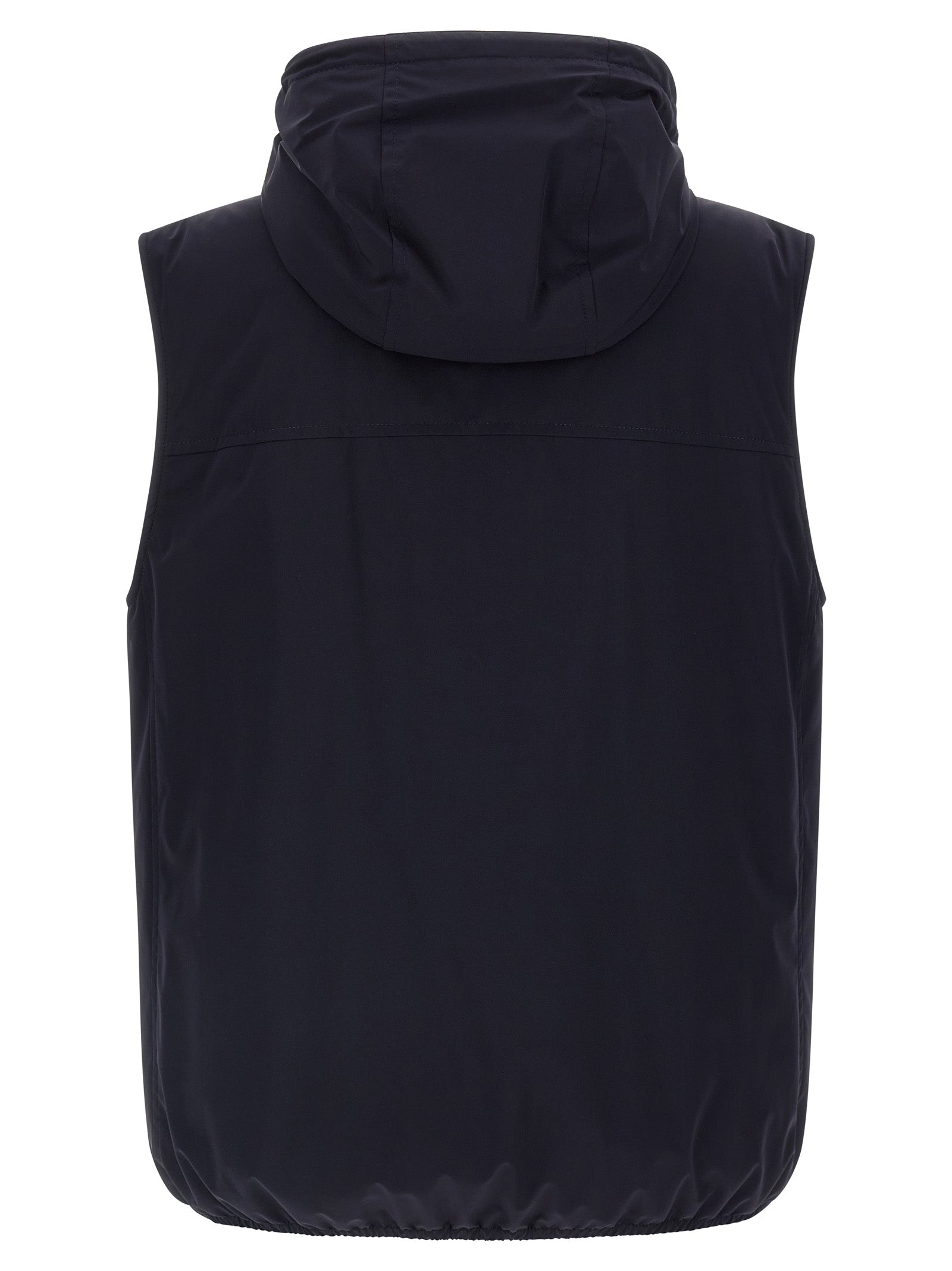 Blaue Ärmellose Jacke aus Polyamid