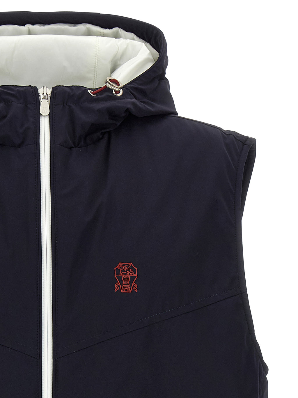 Blaue Ärmellose Jacke aus Polyamid