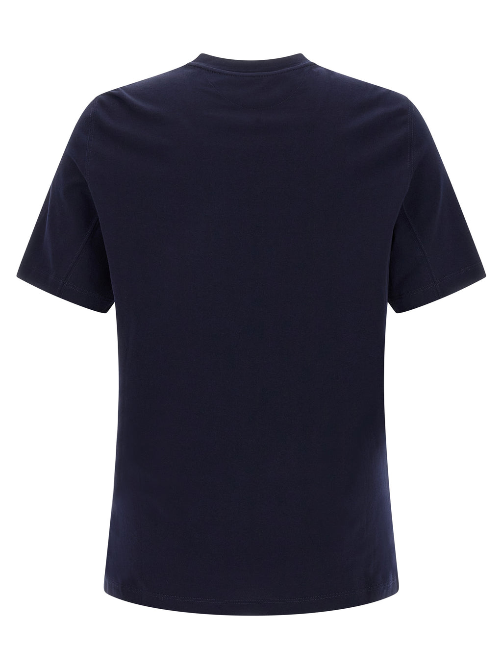 Blaues Baumwoll-T-Shirt