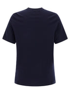 Blaues Baumwoll-T-Shirt