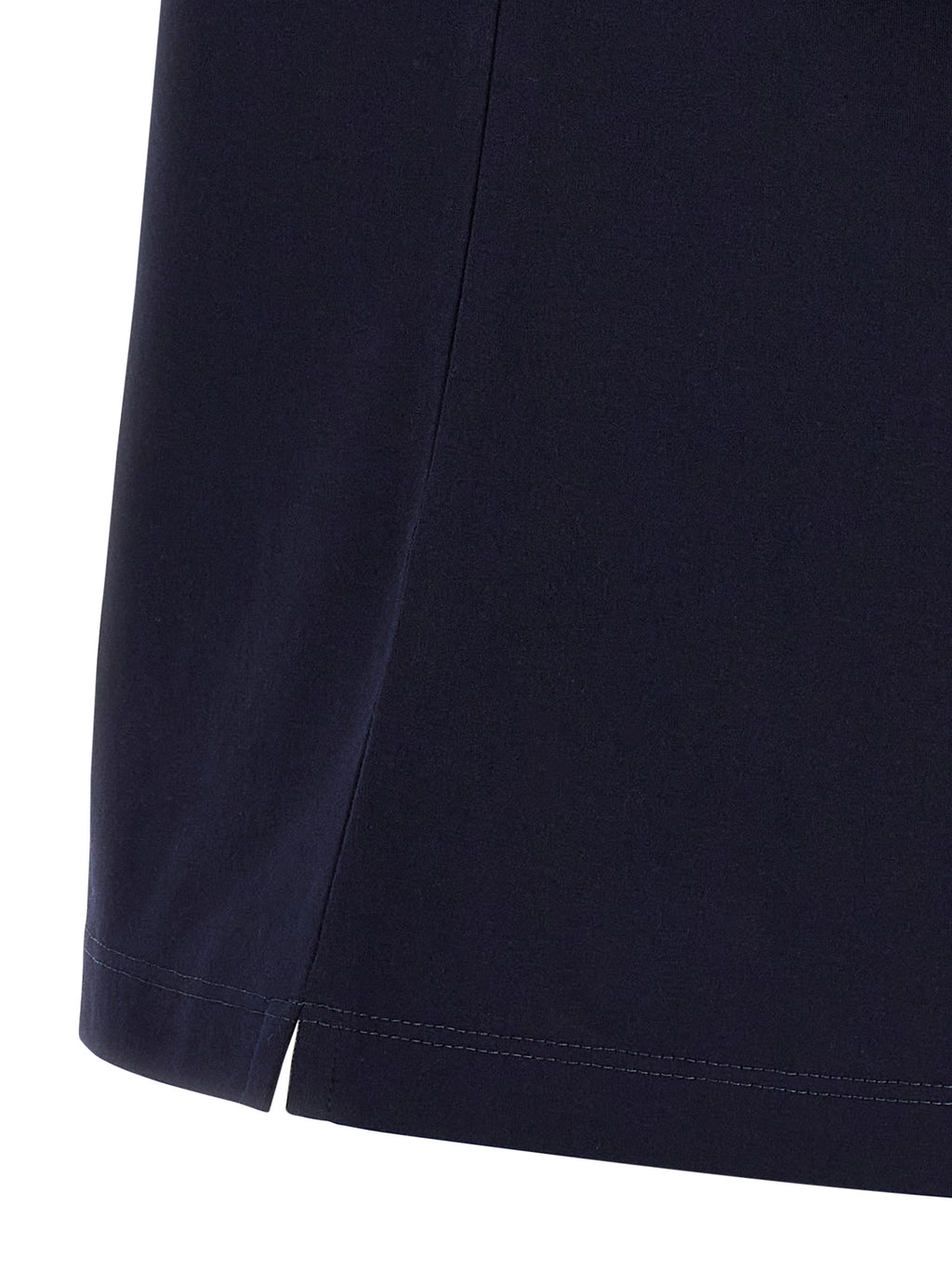 Blaues Baumwoll-T-Shirt