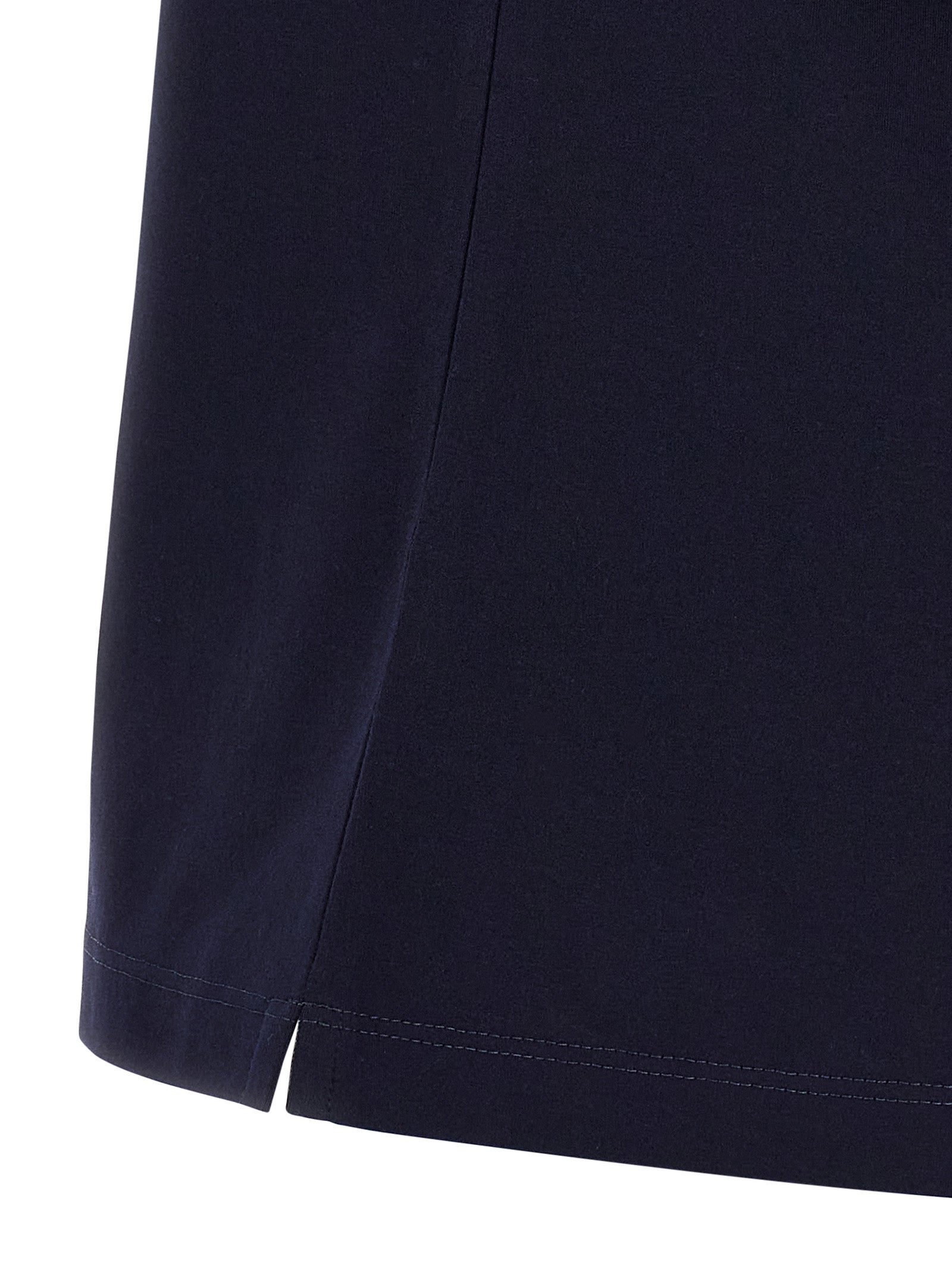 Blaues Baumwoll-T-Shirt