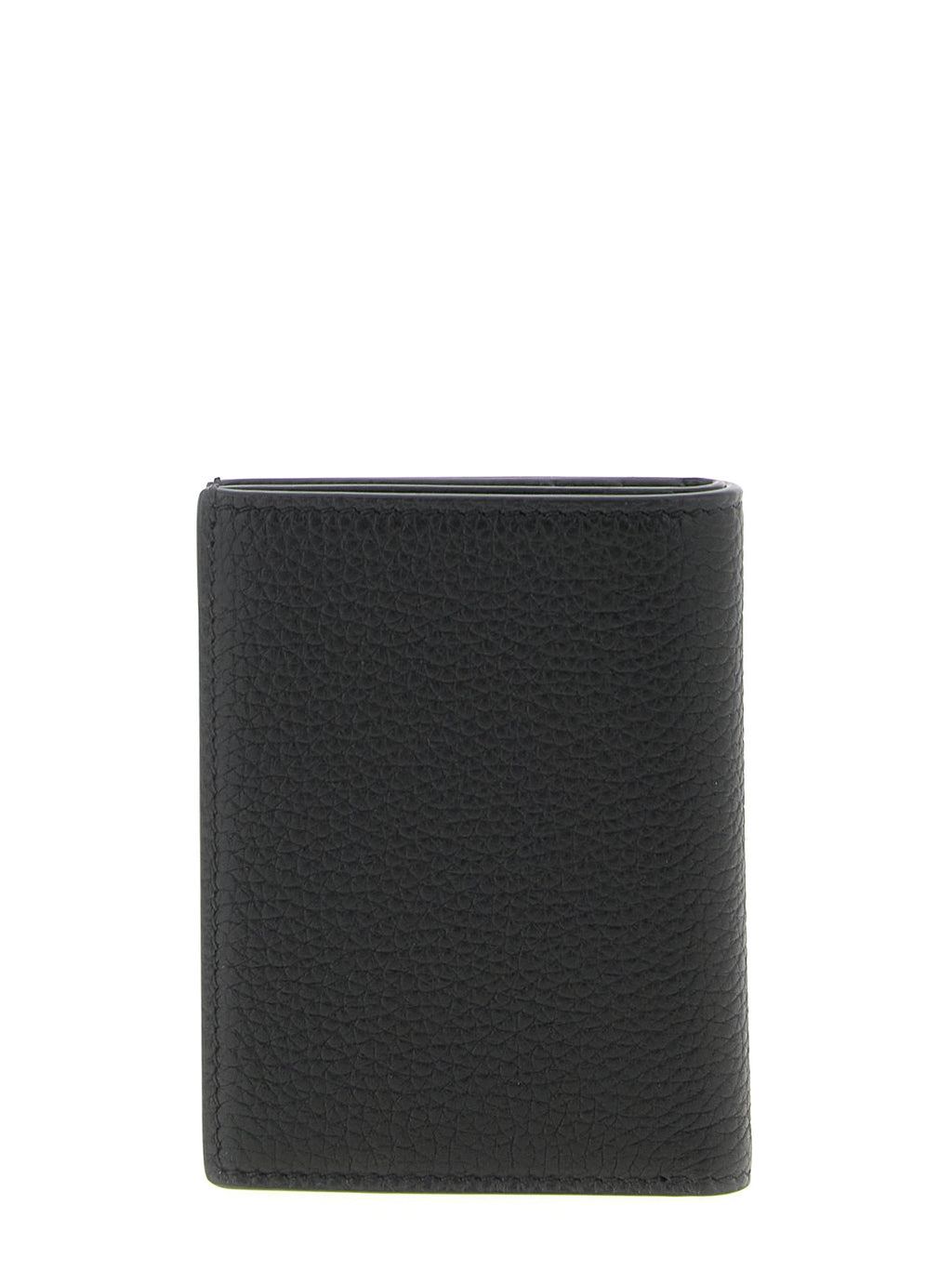 Schwarzes Kartenetui aus Leder 325812BM