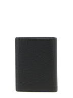 Schwarzes Kartenetui aus Leder 325812BM