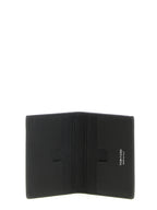 Schwarzes Kartenetui aus Leder 325812BM