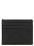 Schwarzes Kartenetui aus Leder 333999BM