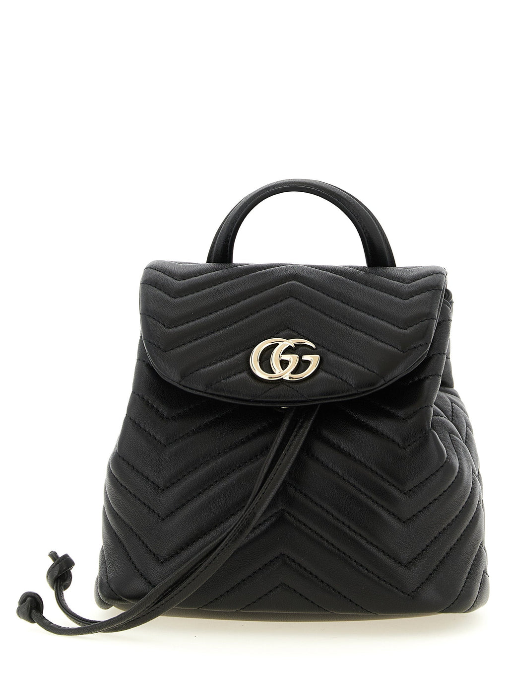 Schwarzer Rucksack aus Lammleder Gucci