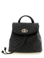 Schwarzer Rucksack aus Lammleder Gucci