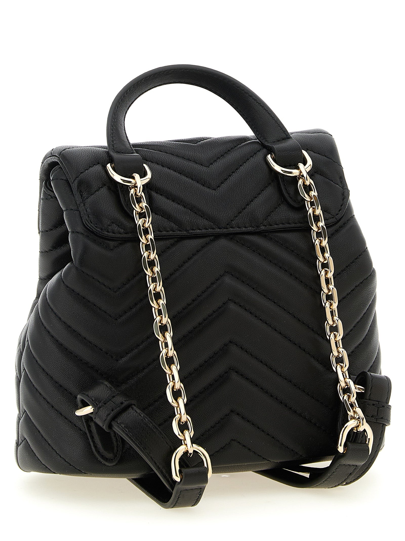 Schwarzer Rucksack aus Lammleder Gucci