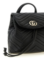 Schwarzer Rucksack aus Lammleder Gucci