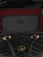 Schwarzer Rucksack aus Lammleder Gucci