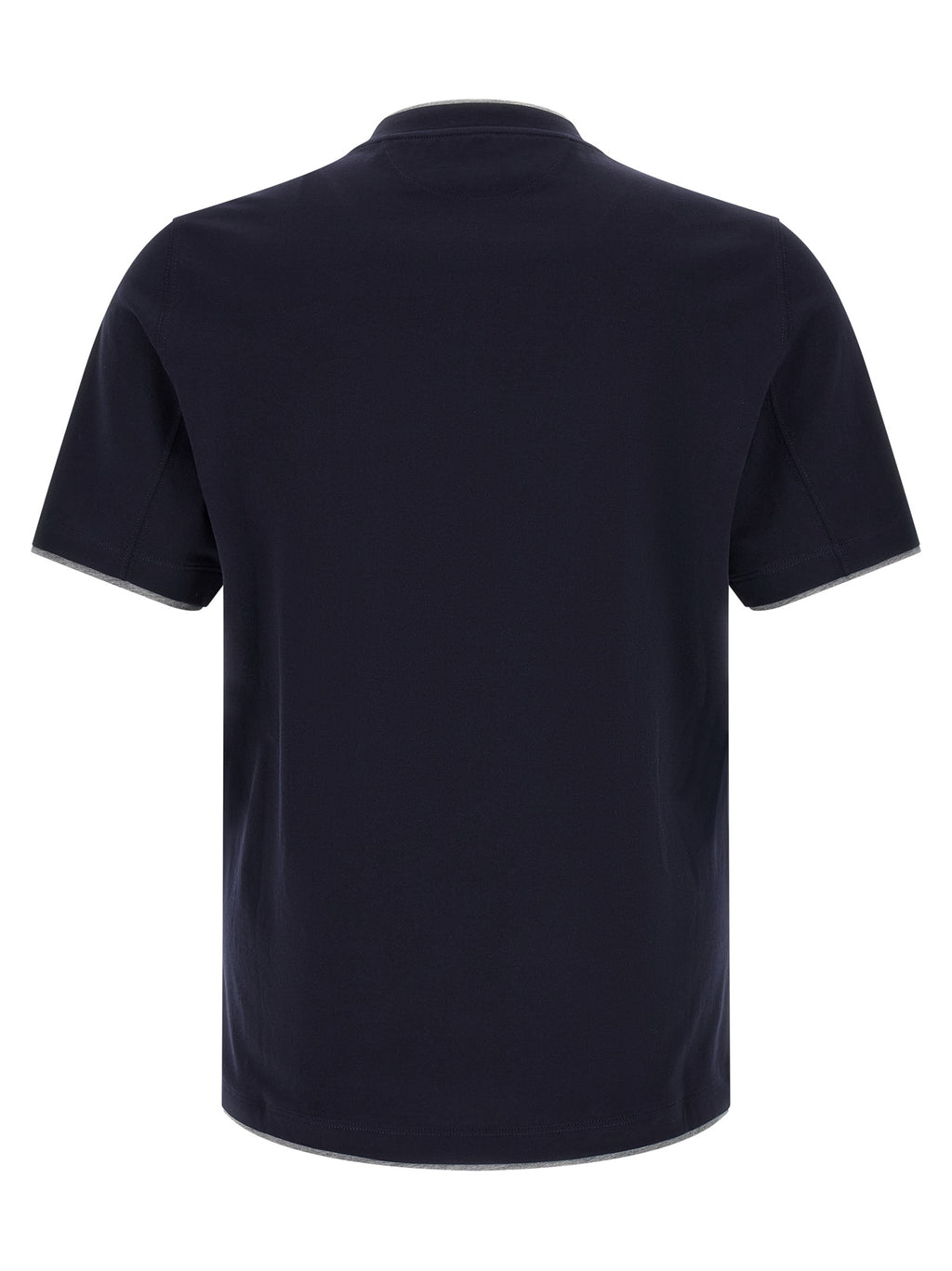 Blaues Baumwoll-T-Shirt