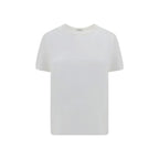 Weißes Baumwoll-T-Shirt