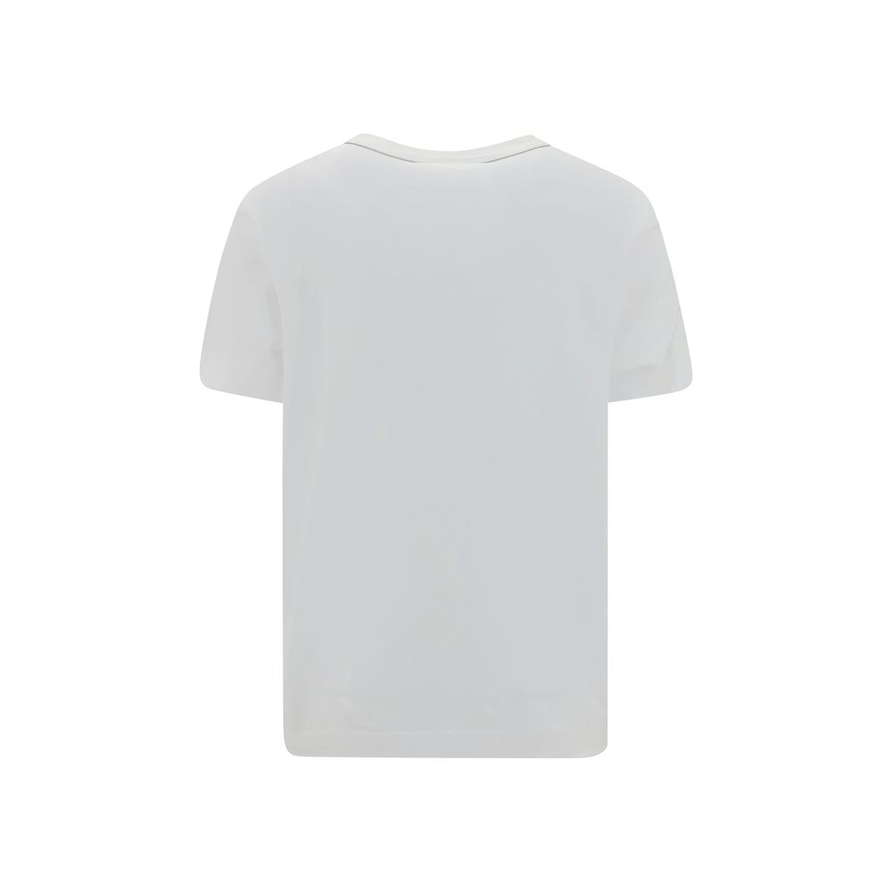 Weißes Baumwoll-T-Shirt