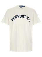 Blaues Baumwoll-T-Shirt