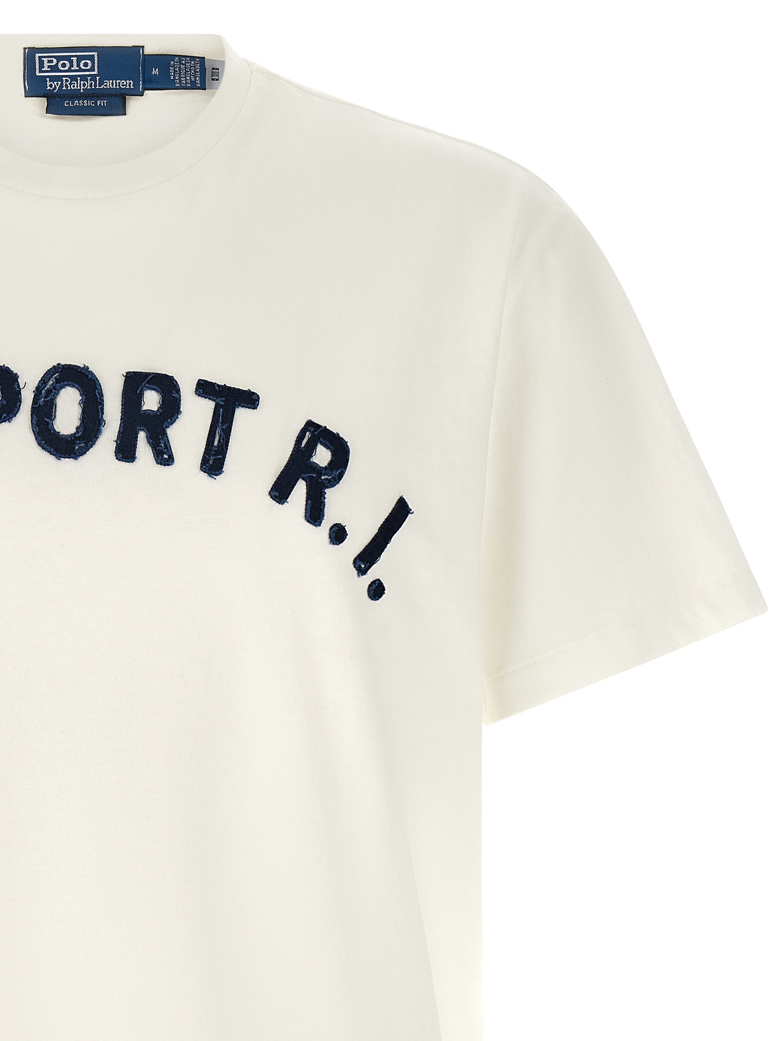 Blaues Baumwoll-T-Shirt