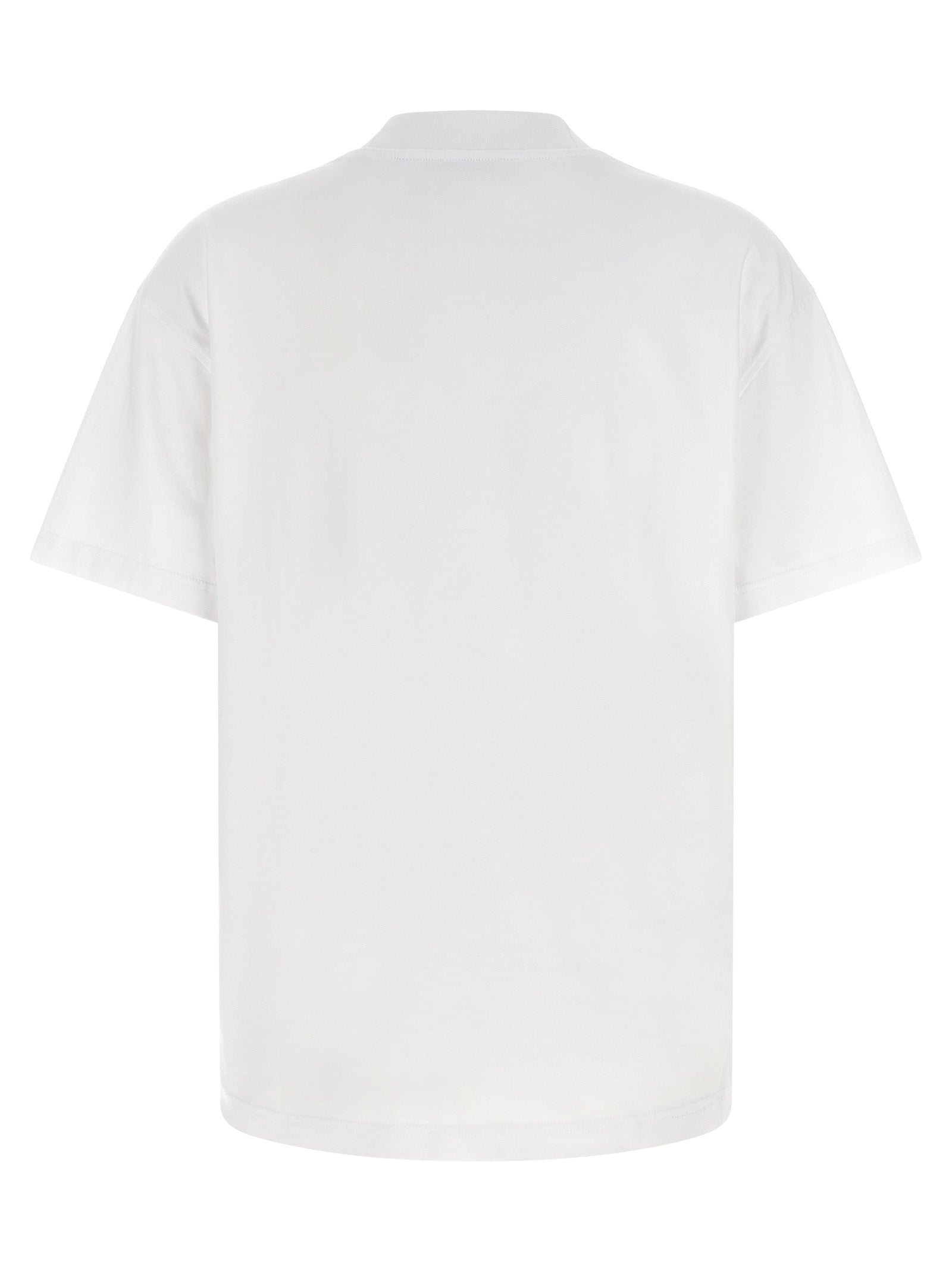 Weißes Baumwoll-T-Shirt