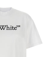 Weißes Baumwoll-T-Shirt