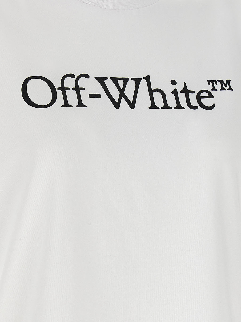 Weißes Baumwoll-T-Shirt