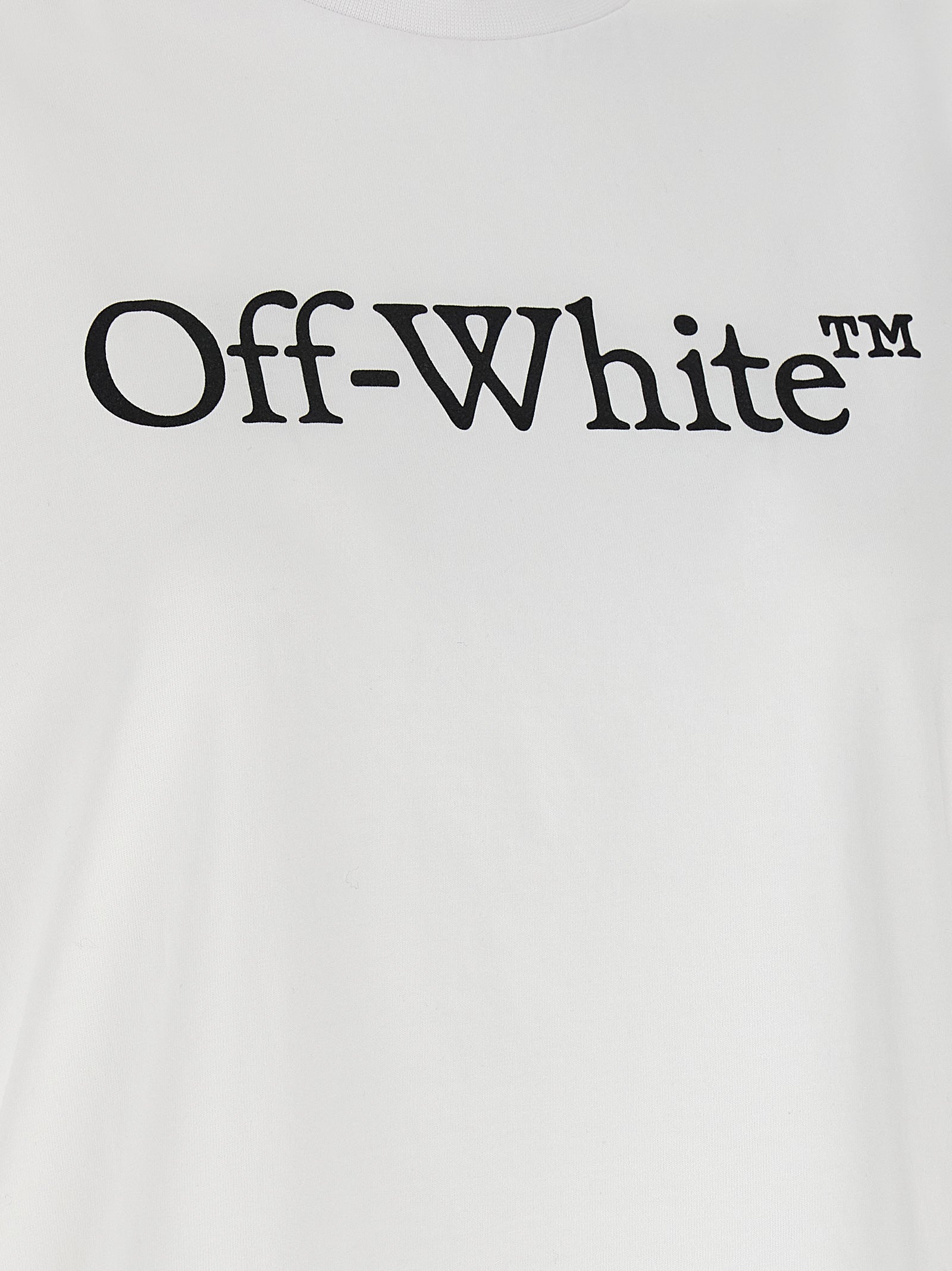 Weißes Baumwoll-T-Shirt