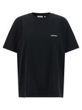 Schwarzes Baumwoll-T-Shirt