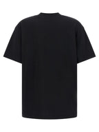 Schwarzes Baumwoll-T-Shirt