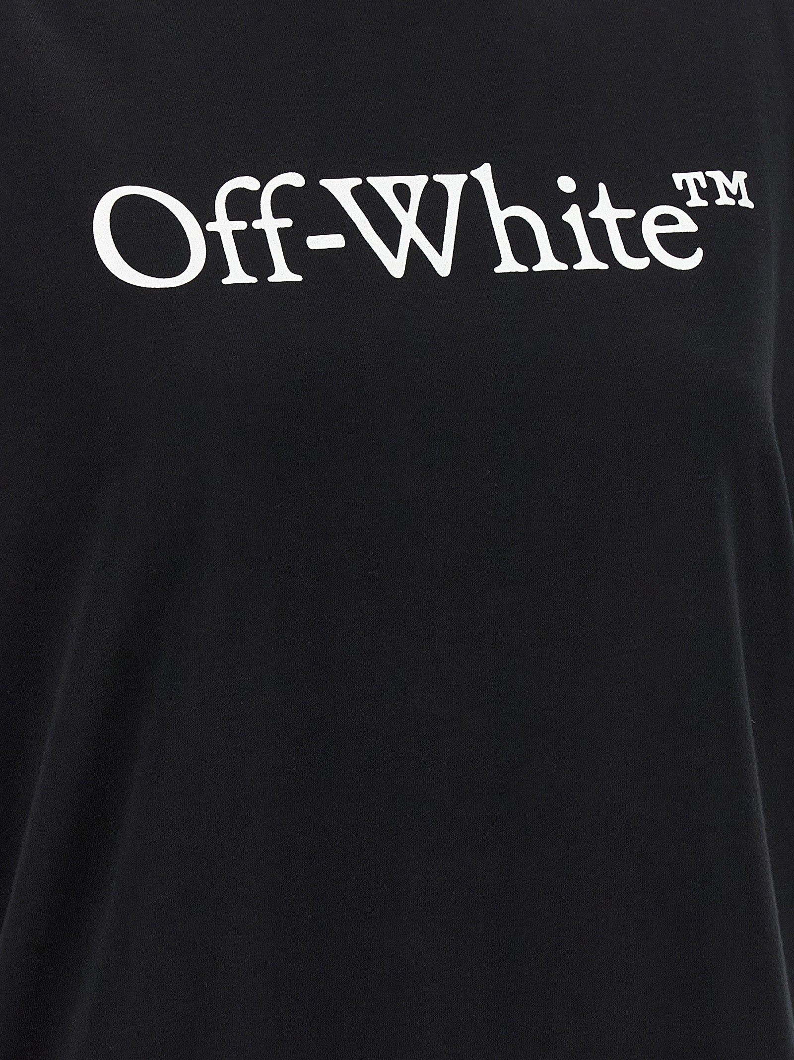 Schwarzes Baumwoll-T-Shirt