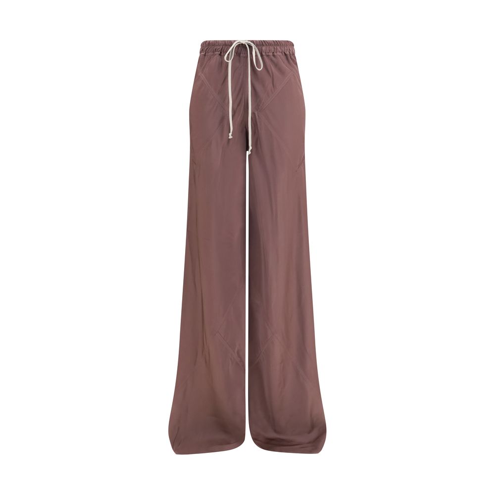 Braune Seidenhose Lässig