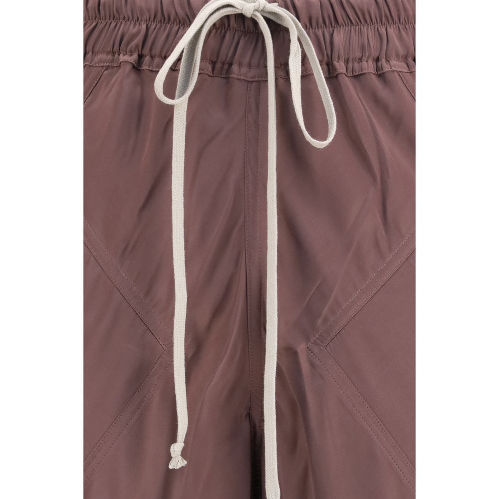 Braune Seidenhose Lässig
