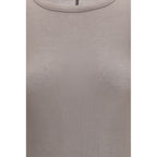 Graues Langarmshirt aus Viskose