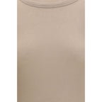 Beige Viskose-Hemd