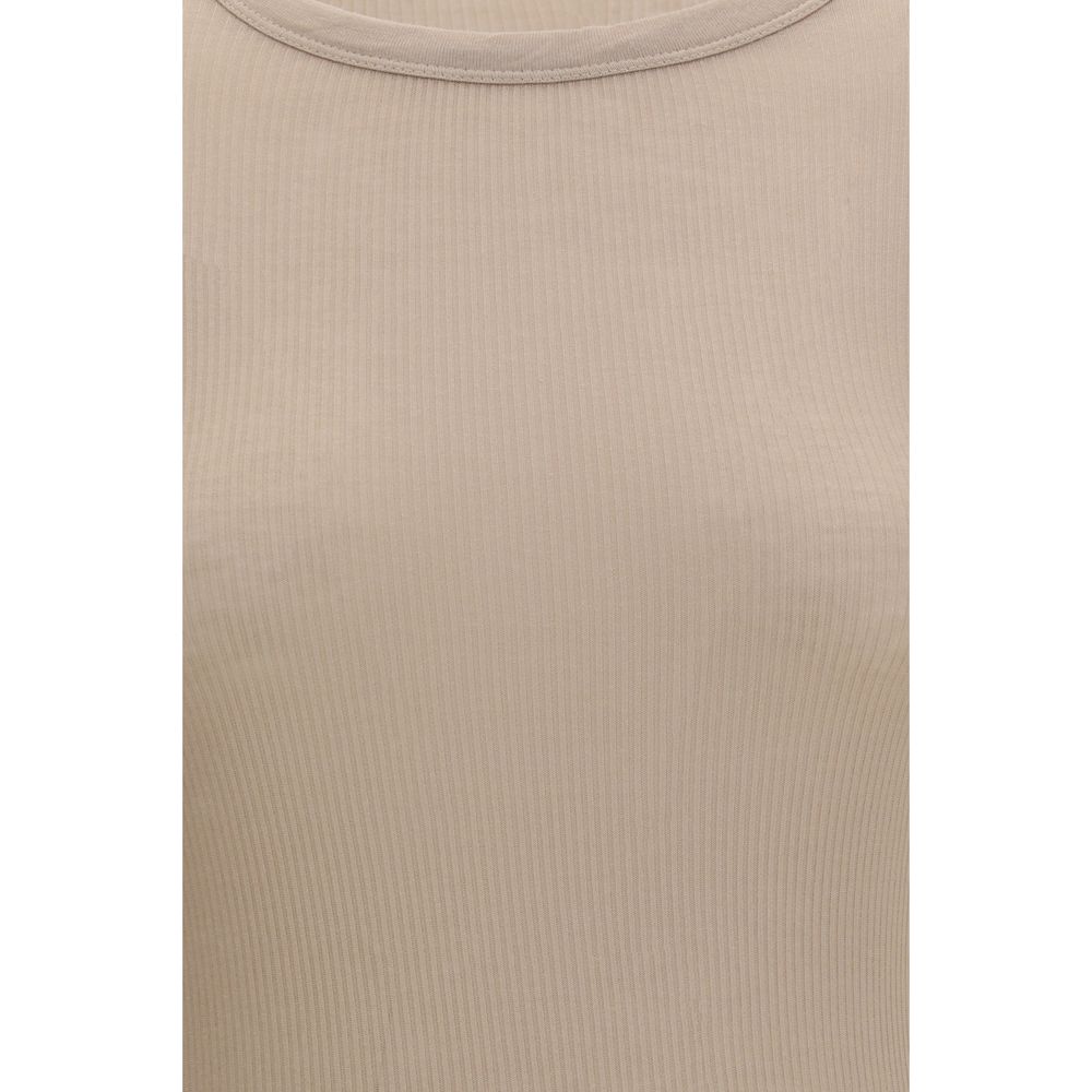Beige Viskose-Hemd