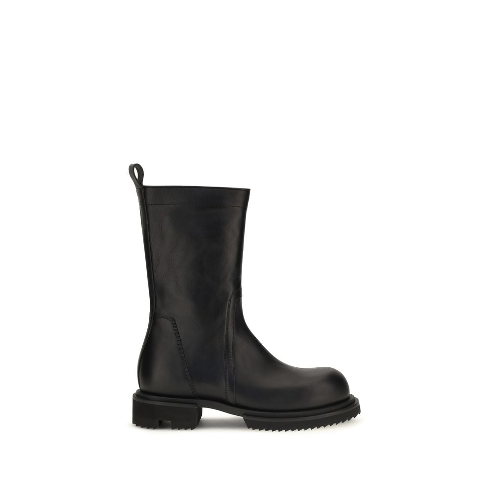 Schwarze Bos Taurus Kalbsleder Chelsea Boots