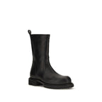 Schwarze Bos Taurus Kalbsleder Chelsea Boots