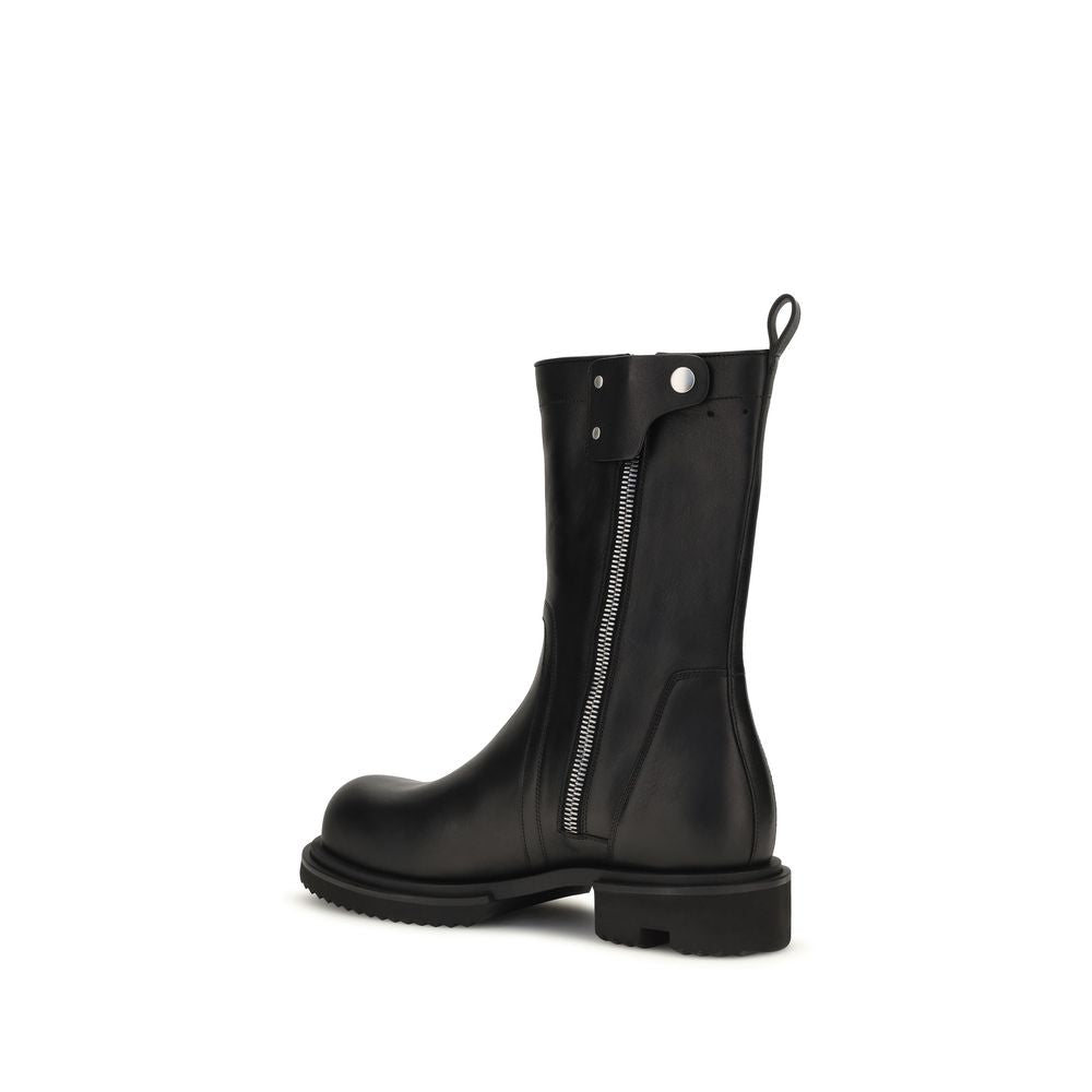 Schwarze Bos Taurus Kalbsleder Chelsea Boots