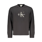 Schwarzer Baumwoll-Herren-Sweatshirt