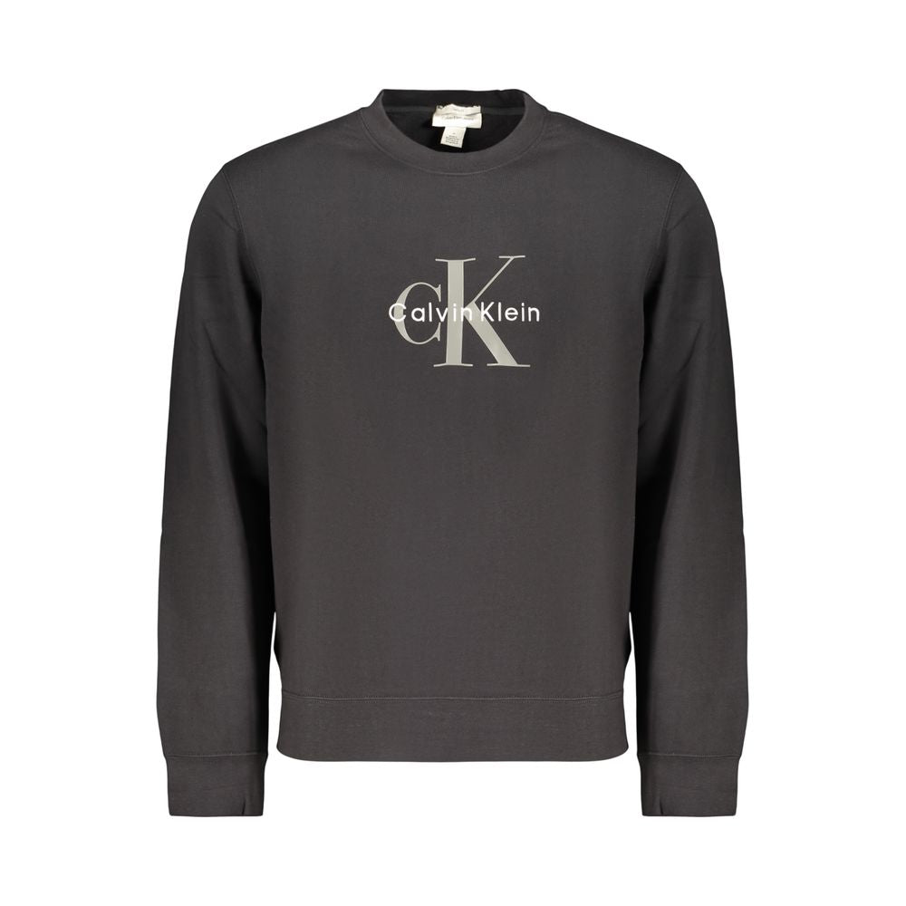 Schwarzer Baumwoll-Herren-Sweatshirt