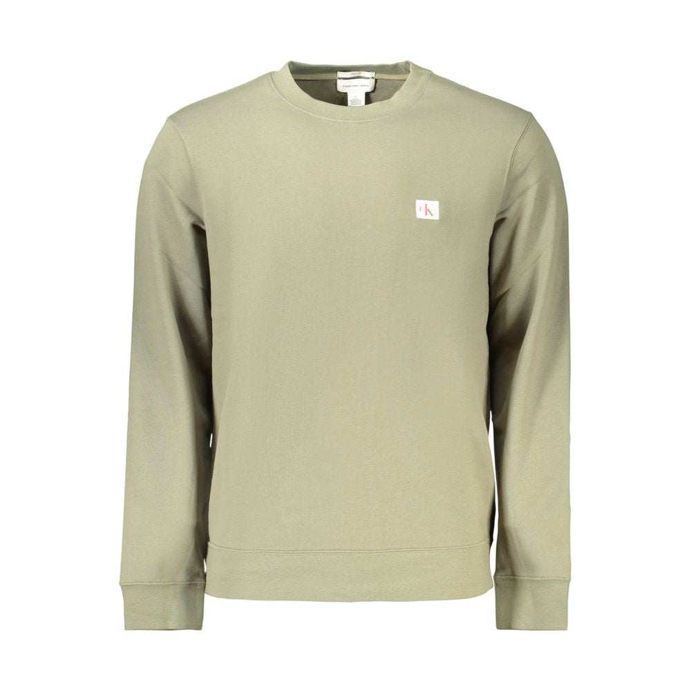 Grüner Baumwollpullover für Herren